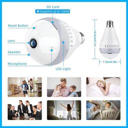CCTV Light Bulb Camera