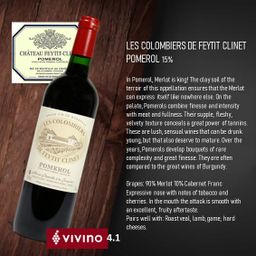 Les Colombiers de Feytit Clinet POMEROL 2019