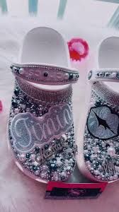 Original Silver Crocs Shoes