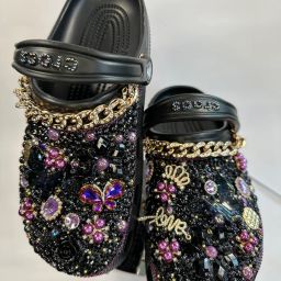 Original Silver Crocs Shoes