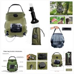 ⚖️P.TI53.  Camping Solar Shower. 20 Liters. 