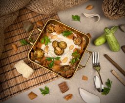 فتة كوسة - Zucchini Fattah