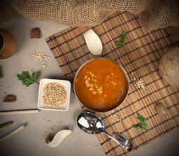 شوربة حب بلحمة السان - Barley with Tongue Meat Soup