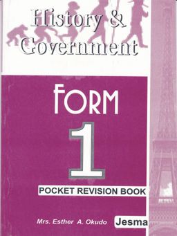 KCSE History Form 1 Pocket Note Book