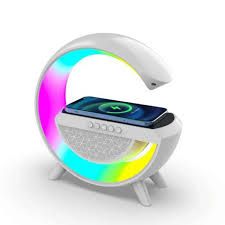 RGB lights Table Lamp Speaker with Wireless charger