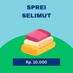 Cuci sprei selimut standar