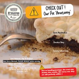 S'mores Chocolate Pie | Pre-order | Freshly Bake