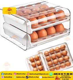 Boîte de rangement œufs
