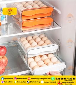 Boîte de rangement œufs