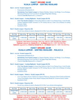Paket2 Ground Malaysia & Singapore 🇲🇾🇸🇬