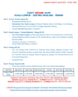 Paket2 Ground Malaysia & Singapore 🇲🇾🇸🇬