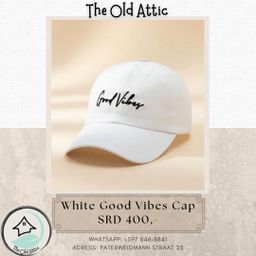 White Good Vibes Cap