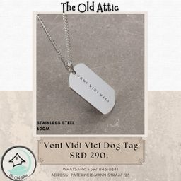 Veni Vidi Vici Dog Tag