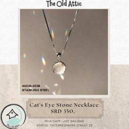 Cat's Eye Stone Necklace