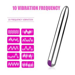 Bullet Vibrator Clitoral Stimulator Vagina G Spot Massager Masturbation USB Rechargeable Vibration Sex Toys For Women