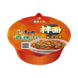 康师傅香辣牛肉拌面  KSF Spicy Beef Dry Noodle 