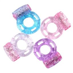 1PC Sex Toy Butterfly Vibrating Penis Cock Ring Premature Ejaculation Lock Collar Delay Party Erotic Toy Sex Products For Male
