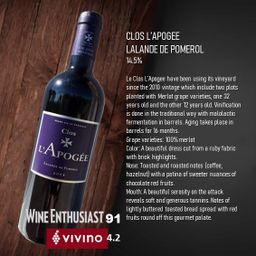Chateau Clos L'Apogee Lalande De POMEROL