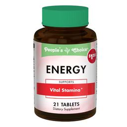 People's Choice Energy Proprietary Blend Dietary Supplement 21 Tablets 