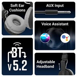 ZEBRONICS Zeb- Air One Bluetooth Wireless Headset - Assorted Color