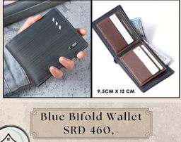 Blue Bifold Wallet