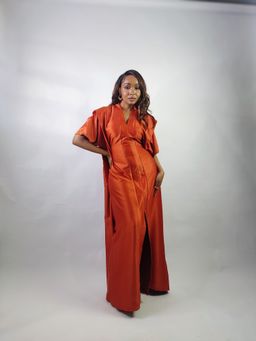 Burnt Orange Luxury Kaftan 