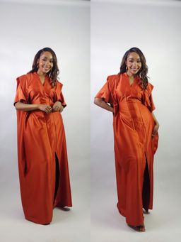 Burnt Orange Luxury Kaftan 