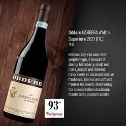 Oddero BARBERA d'Alba Superiore 2021 (ITL)