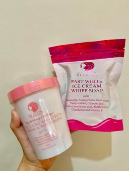 Sy glow ice cream lotion+ whipp soap