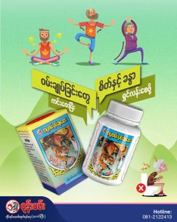 ဝုန်းဝမ်းတိုင်းရင်းဆေး_အပူဝမ်းပုပ်ချဆေး