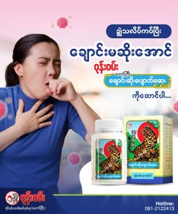 ဝုန်းဝမ်းတိုင်းရင်းဆေး_ချောင်းဆိုးပျောက်ဆေး #