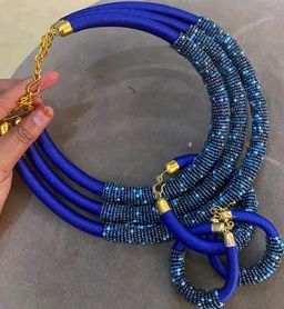 Authentic African-Beaded Necklace