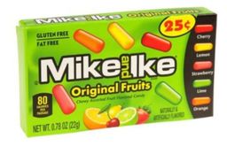 Mike And Ike Original Fruits Mini Boxes 