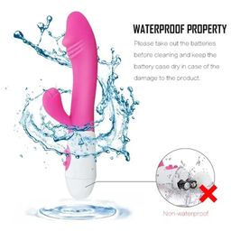 Dildo G Spot Vibrator for women Dual Vibration Silicone USB Erotic toys Sex shop Masturbation 2 in 1 Dildo Sex Toys for Women 18