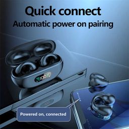 BT5.3 Open Ear Headset Bone Conduction Wireless Earbud Sport Earphones