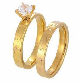 High Quality Hot Sale Couple Engagement 18k Solid Gold Ring Diamond Ring For Men