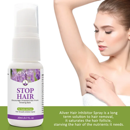 ALIVER Gentle Painless Persistent Inhibition Stop Bikini Intimate Legs Body Armpit Hair Growth Inhibitor Spray