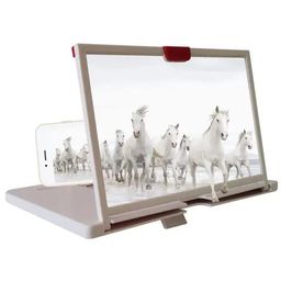 Mobile phone screen Amplifier 7 inches, desktop lazy foldable Pull stand HD creative video magnifyin..