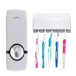 Bathroom Shower Soap Box Dish + toothpaste dispenser with tooth brush toothbrush holder and kit set wall,