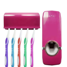 Bathroom Shower Soap Box Dish + toothpaste dispenser with tooth brush toothbrush holder and kit set wall,