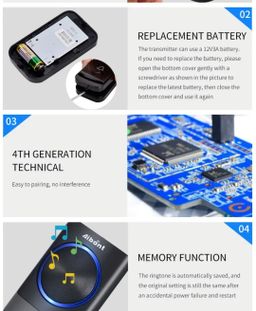 Best Selling Waterproof Door Bell Kit Wireless Doorbell For Home Office Classroom