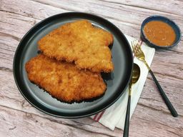 돈까스 & 소스(냉동) (4덩이, 총 600g~700g + 소스 2개)