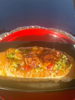Overloaded Hotdog