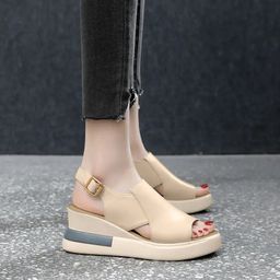 Rj28 Sandal Wedges Wanita