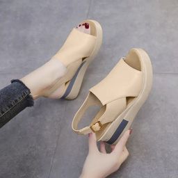 Rj28 Sandal Wedges Wanita