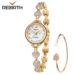 Jam Tangan Wanita Tali Gelang Berlian Mewah Anggun Anti Air 【ORIGINAL】