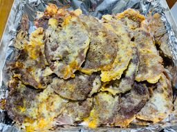 육전 Savoury beef pancakes 