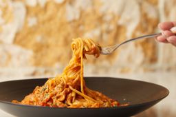 Rose Tomato Meat Pasta  (A generous 1 serving)