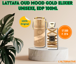 Lattafa OUD MOOD GOLD ELIXIER, Unisexe, EDP, 100 100 ML