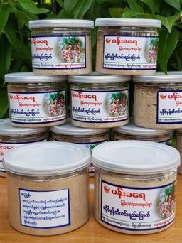 ပန်းခရေ Kitchen_ရခိုင်မုန့်တီဟင်းရည်ခြောက် 